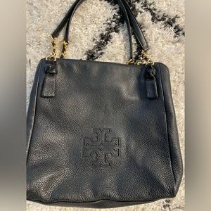 Authentic Tory Burch Three Compartment McGraw Handbag